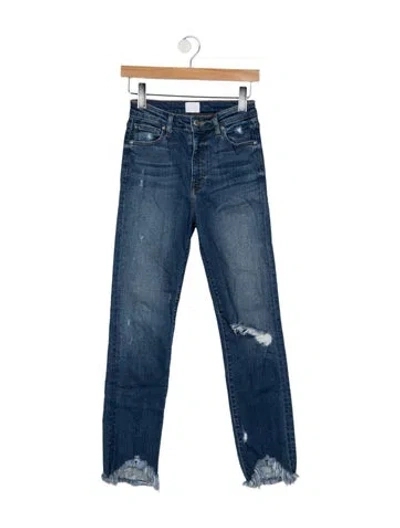 Pre-owned Simkhai High-rise Skinny Leg Jeans In Blue
