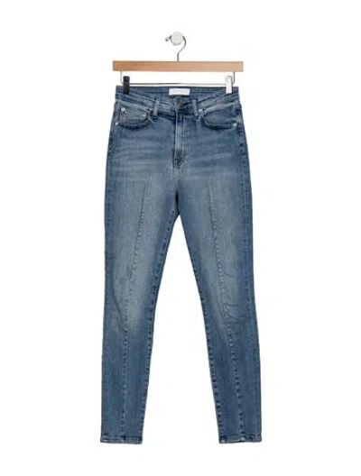 Pre-owned Simkhai High-rise Skinny Leg Jeans In Blue