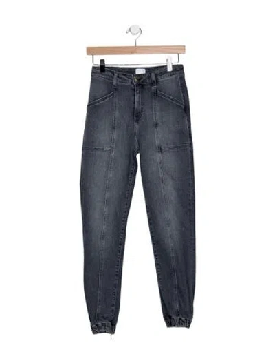 Pre-owned Simkhai High-rise Skinny Leg Jeans In Grey