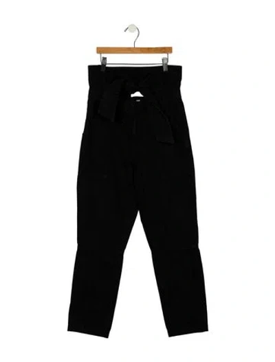 Pre-owned Simkhai High-rise Straight Leg Jeans In Black