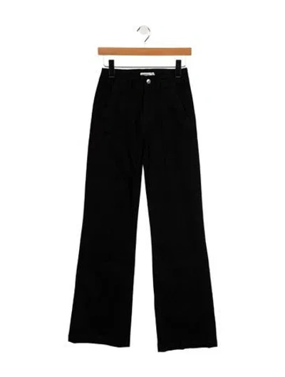 Pre-owned Simkhai High-rise Straight Leg Jeans In Black
