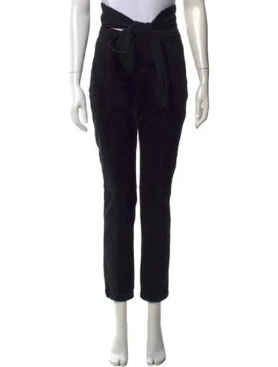 Pre-owned Simkhai High-rise Straight Leg Jeans In Black