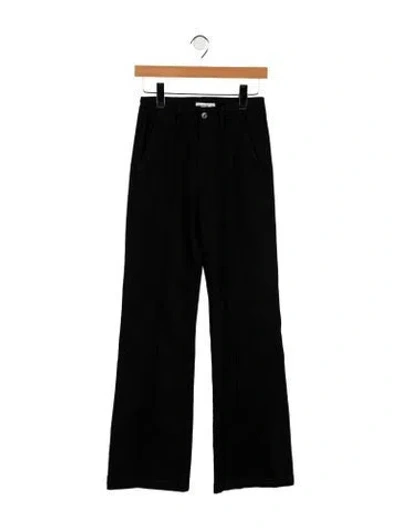 Pre-owned Simkhai High-rise Straight Leg Jeans In Black