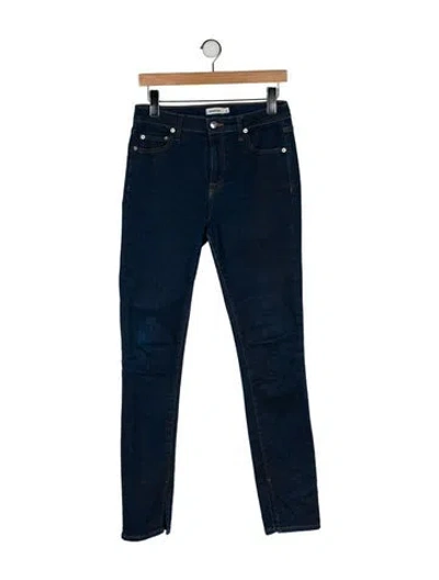 Pre-owned Simkhai High-rise Straight Leg Jeans In Blue