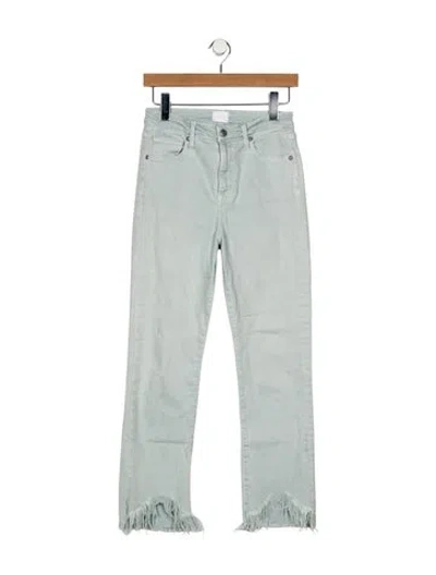 Pre-owned Simkhai High-rise Straight Leg Jeans In Blue