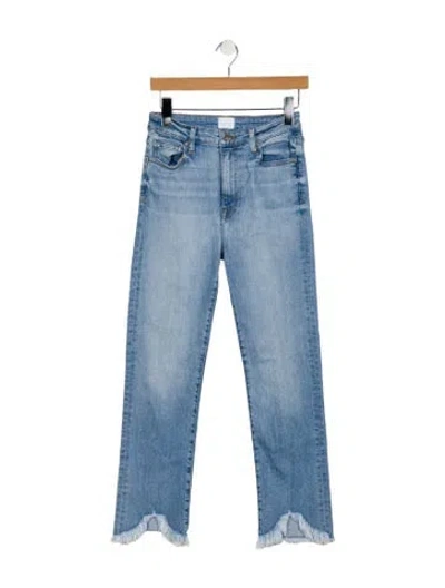 Pre-owned Simkhai High-rise Straight Leg Jeans In Blue