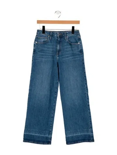Pre-owned Simkhai High-rise Straight Leg Jeans In Blue