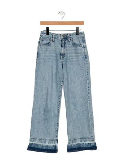 Pre-owned Simkhai High-rise Straight Leg Jeans In Blue