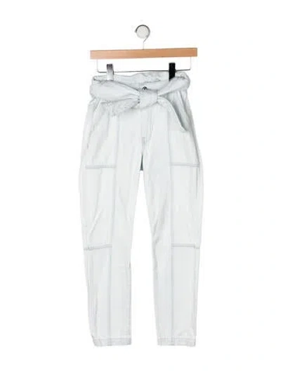 Pre-owned Simkhai High-rise Straight Leg Jeans In Blue