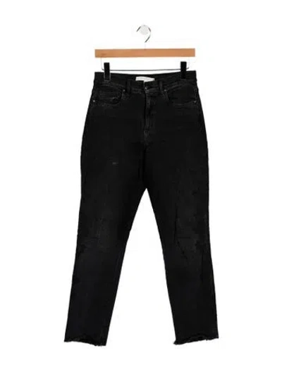 Pre-owned Simkhai High-rise Straight Leg Jeans In Blue