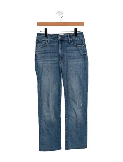 Pre-owned Simkhai High-rise Straight Leg Jeans In Blue