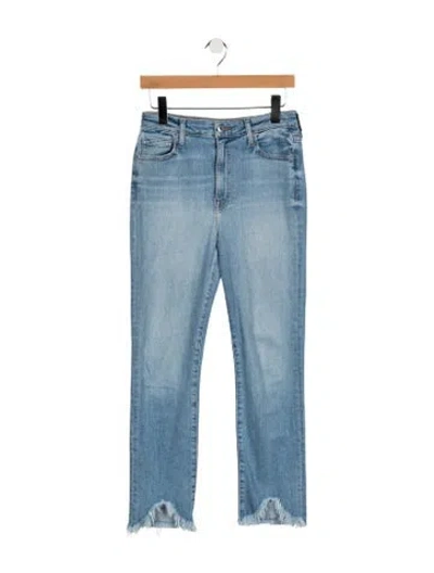 Pre-owned Simkhai High-rise Straight Leg Jeans In Blue