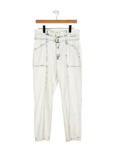 Pre-owned Simkhai High-rise Straight Leg Jeans In Multi