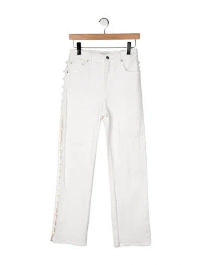 Pre-owned Simkhai High-rise Straight Leg Jeans In Multi