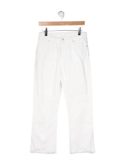 Pre-owned Simkhai High-rise Straight Leg Jeans In Multicolor