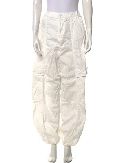 Pre-owned Simkhai High-rise Straight Leg Jeans In Neutral