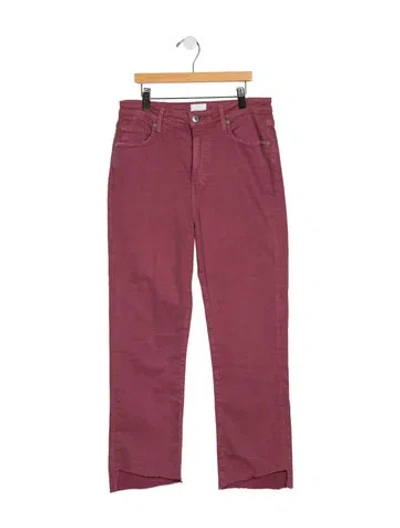 Pre-owned Simkhai High-rise Straight Leg Jeans In Pink