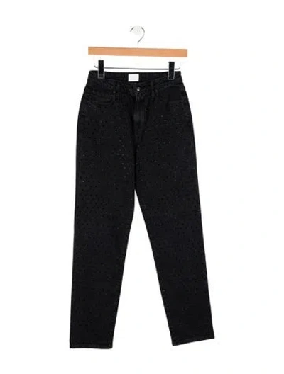 Pre-owned Simkhai High-rise Straight Leg Jeans W/ Tags In Black