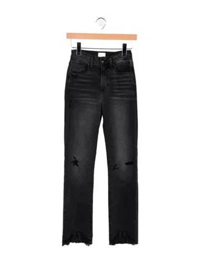 Pre-owned Simkhai High-rise Straight Leg Jeans W/ Tags In Grey