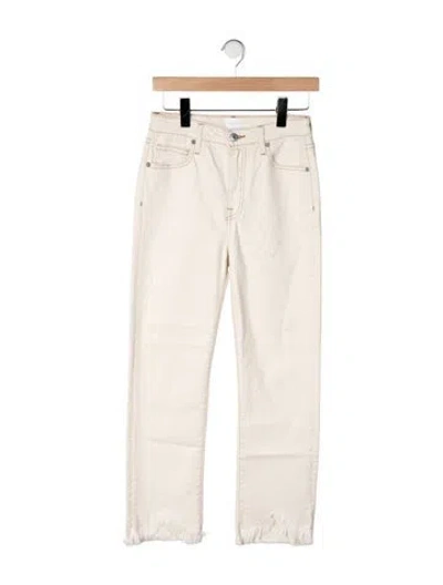 Pre-owned Simkhai High-rise Straight Leg Jeans W/ Tags In Neutrals