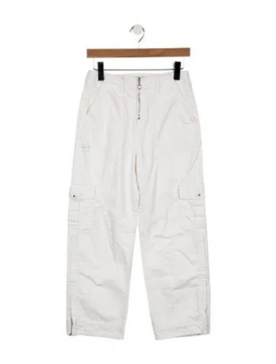 Pre-owned Simkhai High-rise Straight Leg Jeans In White