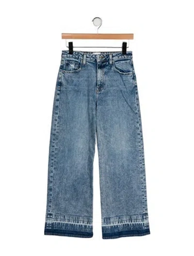 Pre-owned Simkhai High-rise Wide Leg Jeans In Blue