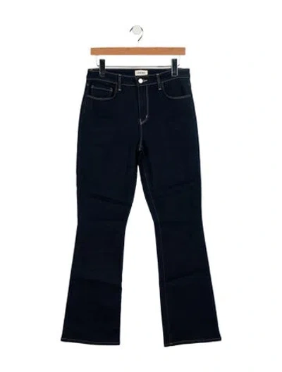 Pre-owned Simkhai High-rise Wide Leg Jeans In Blue