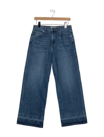 Pre-owned Simkhai High-rise Wide Leg Jeans In Blue