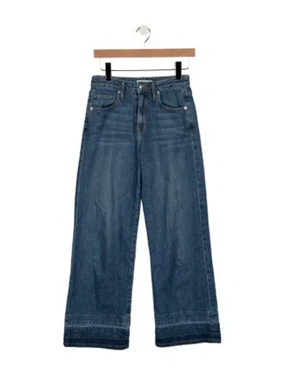 Pre-owned Simkhai High-rise Wide Leg Jeans In Blue