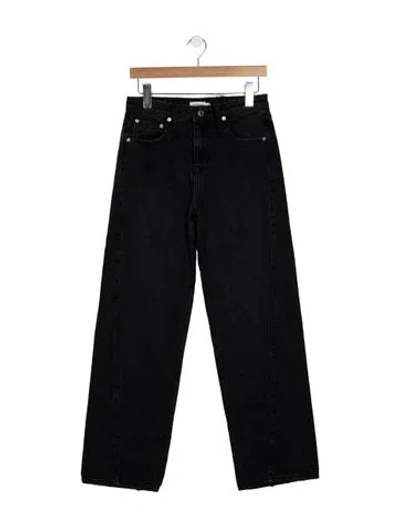 Pre-owned Simkhai High-rise Wide Leg Jeans W/ Tags In Black