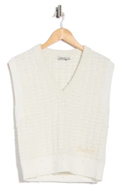 Simkhai Holdyn Knit Vest In White
