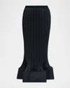 Simkhai Hollis Midi Skirt In Black