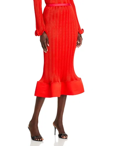 SIMKHAI HOLLIS MIDI SKIRT
