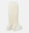 Simkhai Hollis Midi Skirt In White