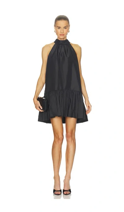 Simkhai Hope Bow Tie Mini Dress In Black