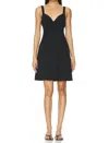 Simkhai Iiaria Ribbed-knit Mini Dress In Black