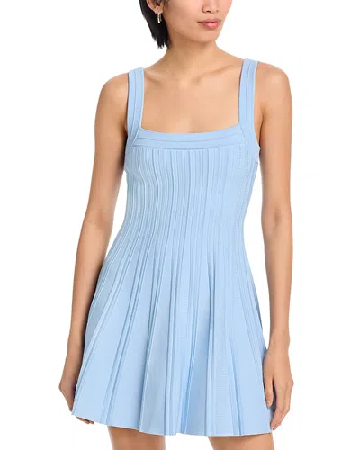 Simkhai Indie Knit Mini Dress In Blue
