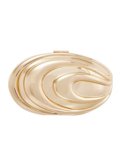 Simkhai Inez Clutch In Gold