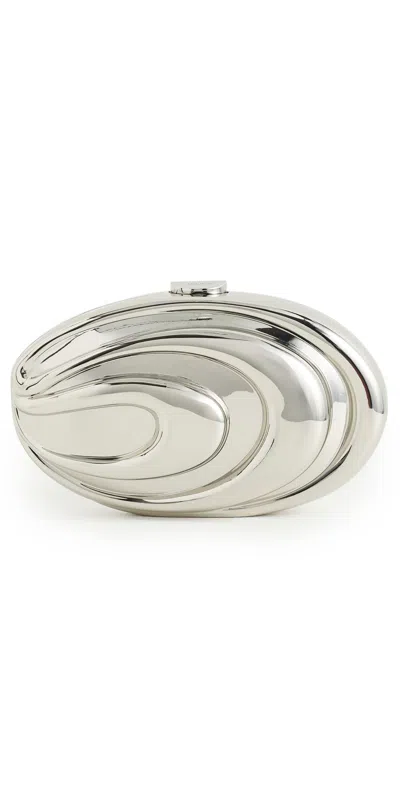 Simkhai Inez Clutch Silver