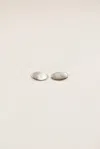 Simkhai Iris Egg Earrings In Cool Silver In Cool Silver