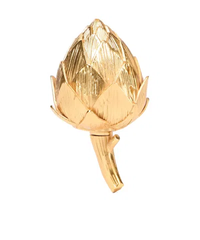 Simkhai Isabella Artichoke Clutch In Gold