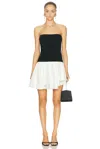 Simkhai Isabelle Strapless Mini Dress In Black