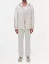 Simkhai Ivan Hooded Shirt Jacket In Cream In Multi