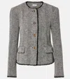Simkhai Ivie Herringbone Jacket In Black