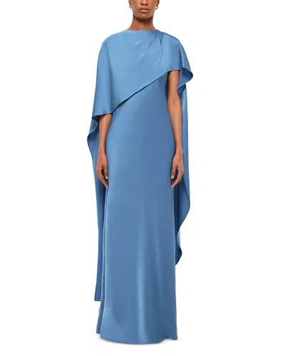 Simkhai Izel Cape Gown In Celestial