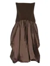 Simkhai Izzy Midi Dress In Brown