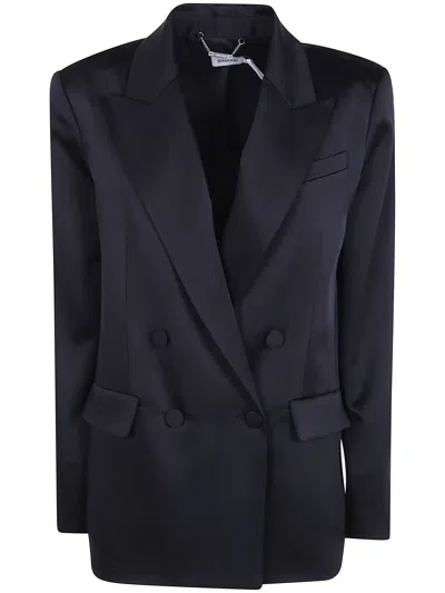 Simkhai Satin Blazer In Blue