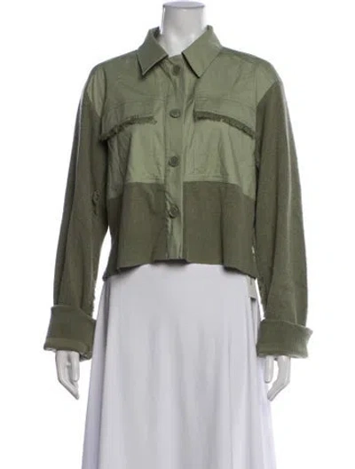Pre-owned Simkhai Jacket In Green