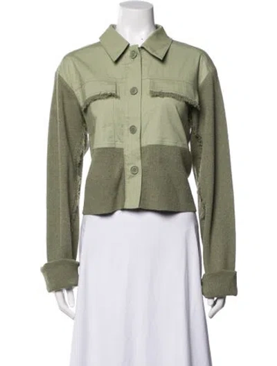 Pre-owned Simkhai Jacket In Green