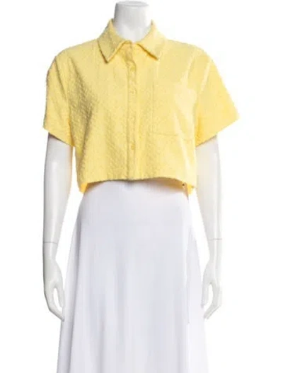 Pre-owned Simkhai Jacket In Yellow
